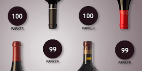Vinos con altas puntuaciones Parker